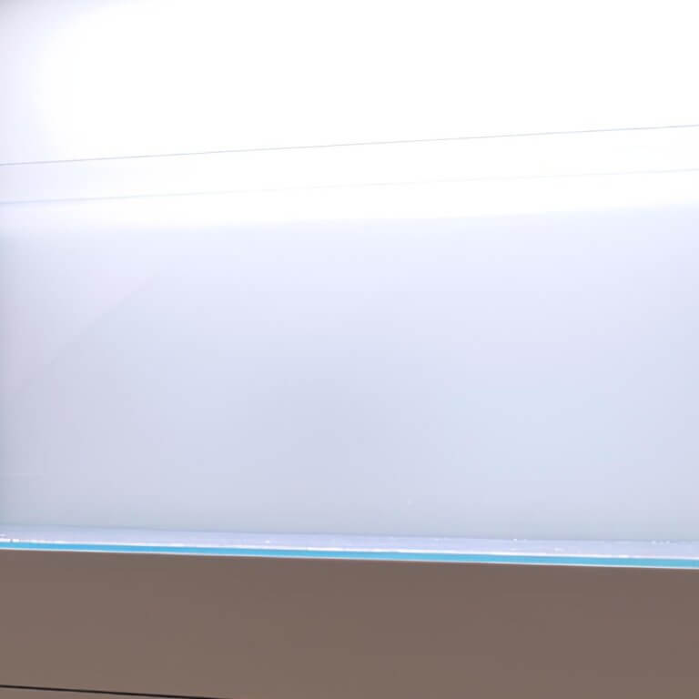 Floatglas vs. Weißglas Aquarium – Beispiel eines Weißglasbeckens mit klarer Frontscheibe