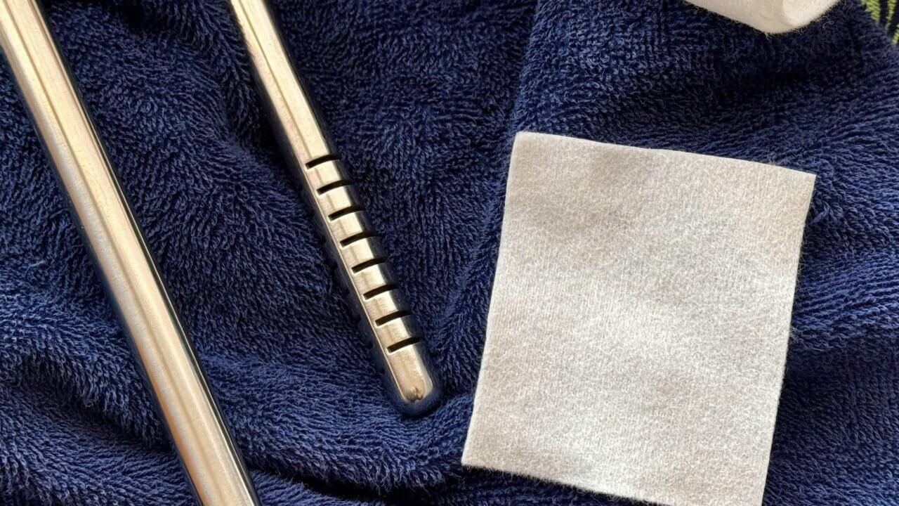 Filtervlies und Edelstahlrohr als DIY-Lösung für garnelensicheren Ansaugschutz