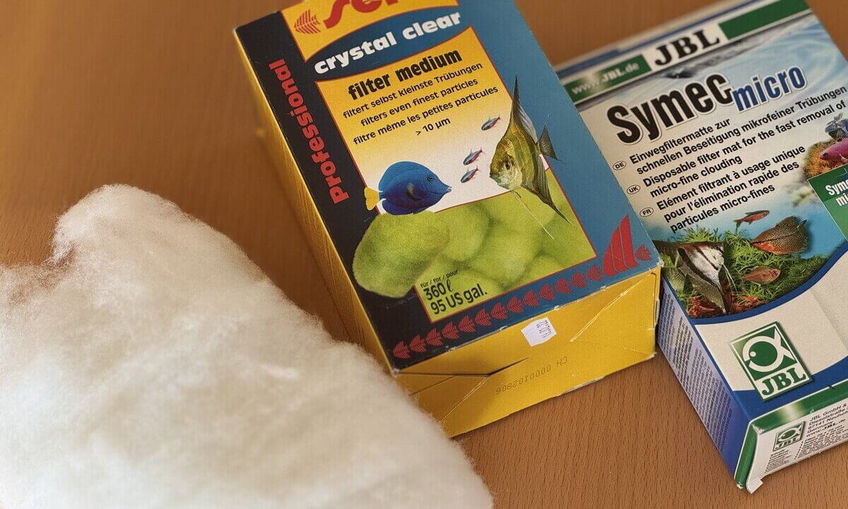 Filterwatte und Filtervlies für Aquarienfilter