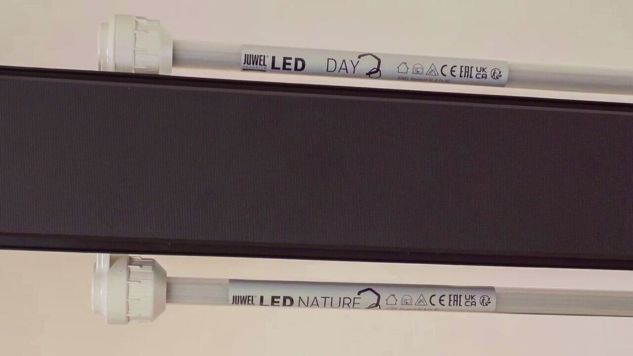 Juwel LED Lichtbalken mit Day und Nature LED-Röhren für das Rio 125 Aquarium